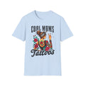 Cool Moms Have Tattoos T-Shirt — Floral Rockabilly Mom Tee